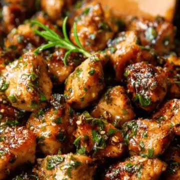Garlic Butter Chicken Bites (15-Minute Recipe!)