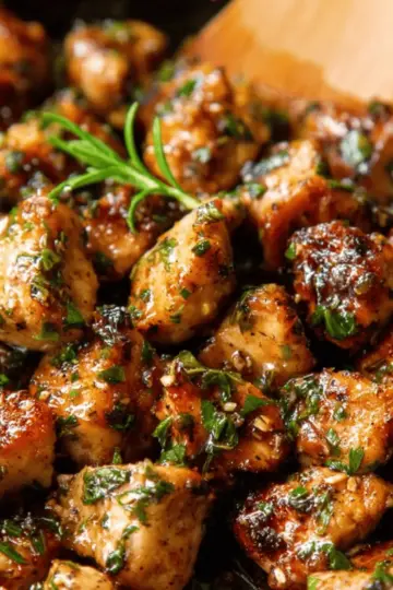 Garlic Butter Chicken Bites (15-Minute Recipe!)