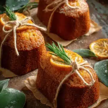 Orange Ginger Honey Cakes
