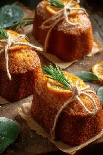 Orange Ginger Honey Cakes