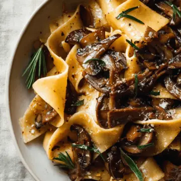 Portobello Mushroom Pappardelle