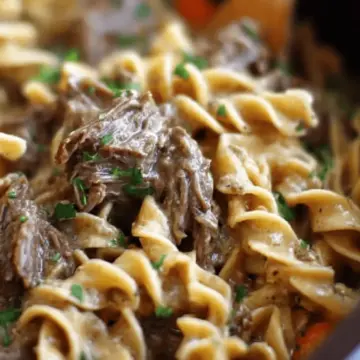 Crock Pot Beef and Noodles