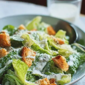 Homemade Caesar Salad Dressing
