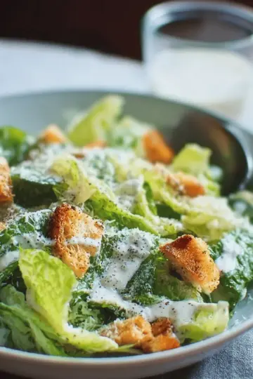 Homemade Caesar Salad Dressing