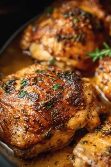 Slow Cooker Chicken Thighs