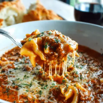 One Pot Lasagna Soup Recipe (Easy!)