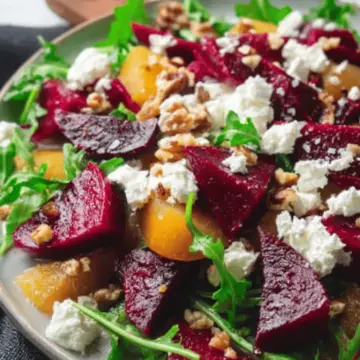 Beet and feta salad