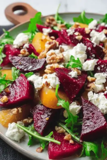 Beet and feta salad