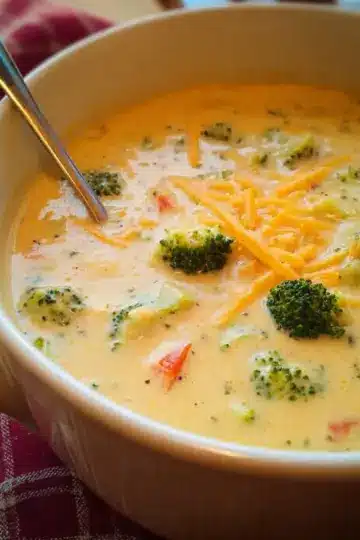 Cheddar Broccoli Potato Soup