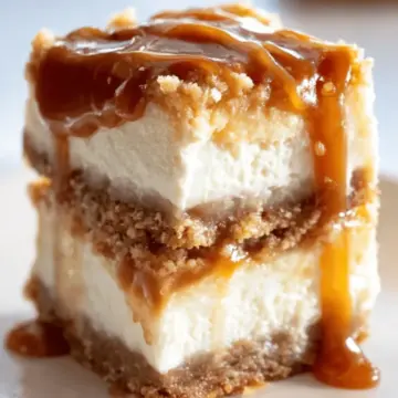 Caramel Apple Cheesecake Bars