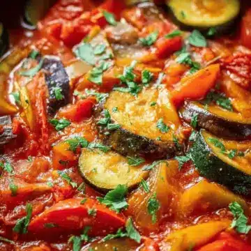 Easy Ratatouille (One Pot Vegetable Stew)