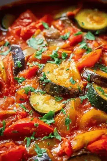 Easy Ratatouille (One Pot Vegetable Stew)
