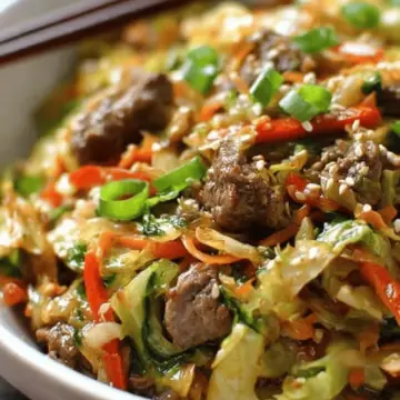 Beef and Cabbage Stir Fry