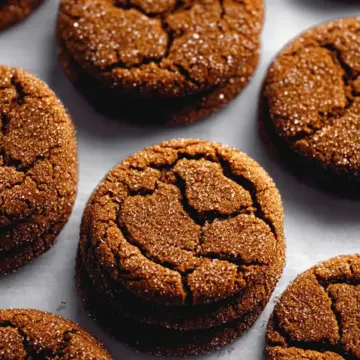 Chewy Ginger Molasses Cookies