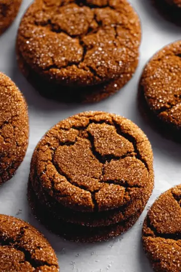 Chewy Ginger Molasses Cookies