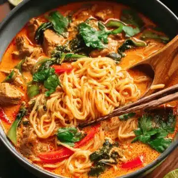 Thai Red Curry Noodle Soup