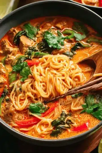 Thai Red Curry Noodle Soup