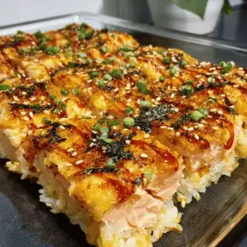 How to Make Salmon Sushi Bake