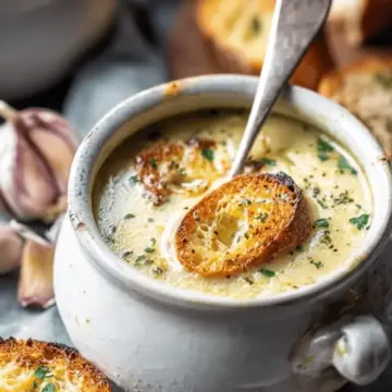 Country French Garlic Soup