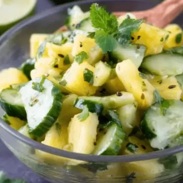 Pineapple Cucumber Salad