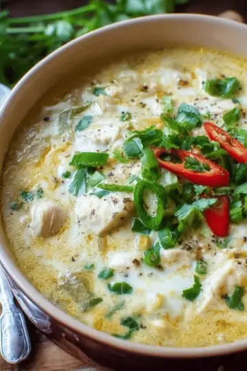 Creamy Green Enchiladas Chicken Soup