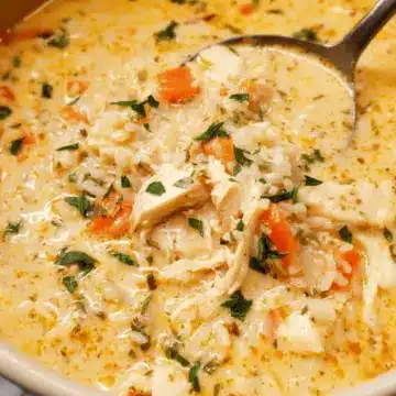Creamy Chicken and Rice Soup