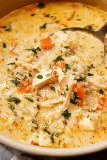 Creamy Chicken and Rice Soup