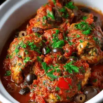 Slow Cooker Chicken Cacciatore