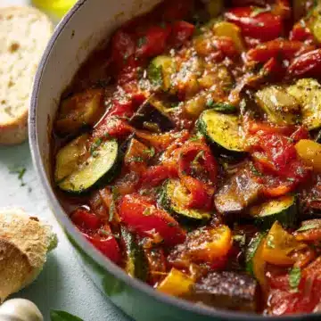 Slow cooker ratatouille