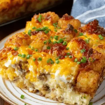 Tater Tot Breakfast Casserole
