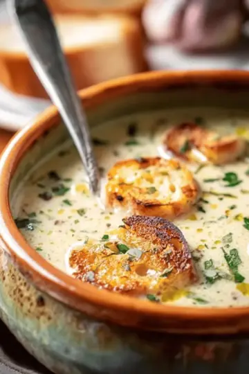 Country French Garlic Soup