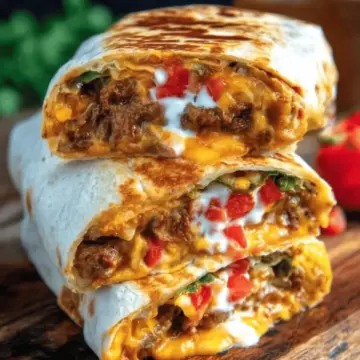 Grilled Cheese Burrito {Taco Bell Copycat}