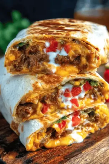 Grilled Cheese Burrito {Taco Bell Copycat}