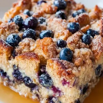 Blueberry French Toast Casserole