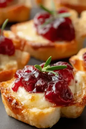 Cranberry Brie Bites