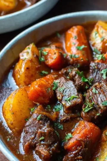 Beef Stew Recipe with Carrots & Potatoes