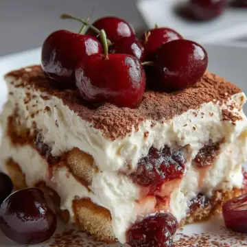 Cherry Amaretto Tiramisu