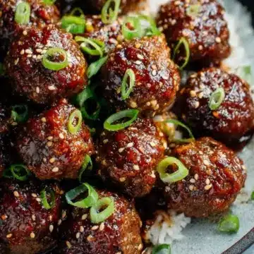 Easy Mongolian Meatballs