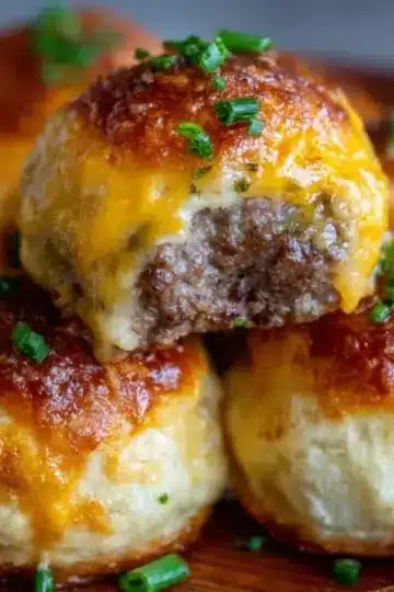 Garlic Parmesan Cheeseburger Bombs Recipe