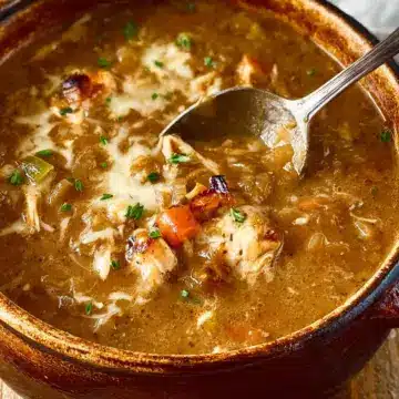 French Onion Chicken Soup