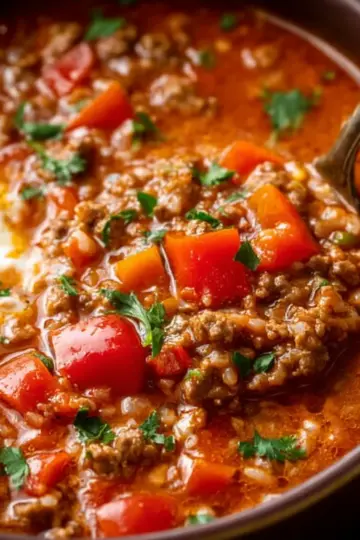 Stuffed Peppers Soup