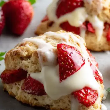 Strawberries and Cream Scones