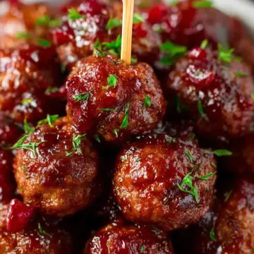 Cranberry Meatballs