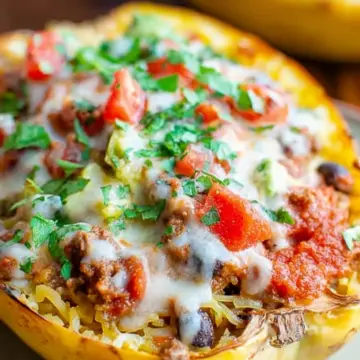 Southwest Taco Stuffed Spaghetti Squash