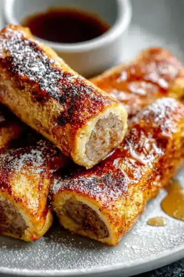 Sausage French Toast Roll-Ups