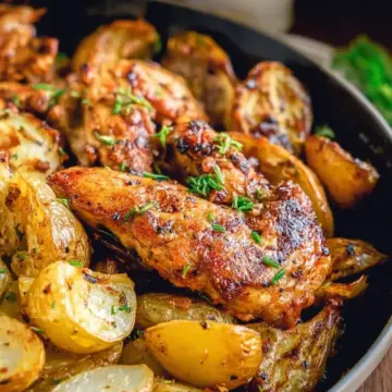 Garlic Butter Chicken and Potatoes
