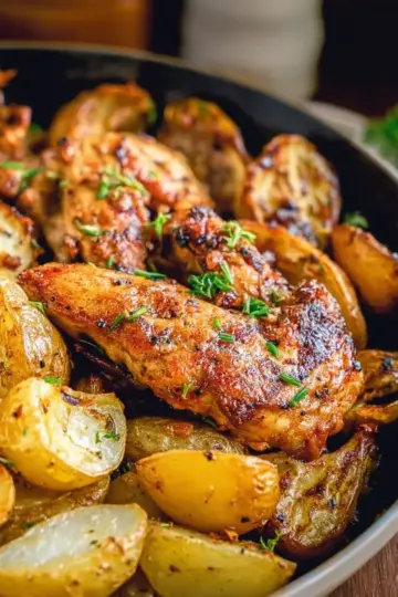 Garlic Butter Chicken and Potatoes