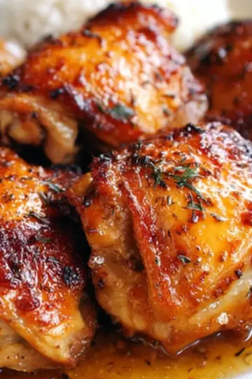 Honey Soy Baked Chicken Thighs Recipe