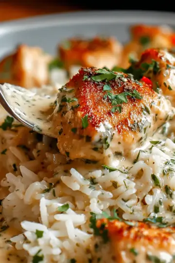 Creamy Herb Chicken & Basmati Rice