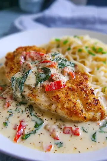 Chicken In Basil Cream